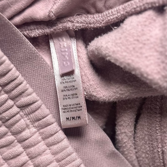 Skims Double Band Wide Leg Sweatpants Blush Pink Size Medium - Picture 5 of 5